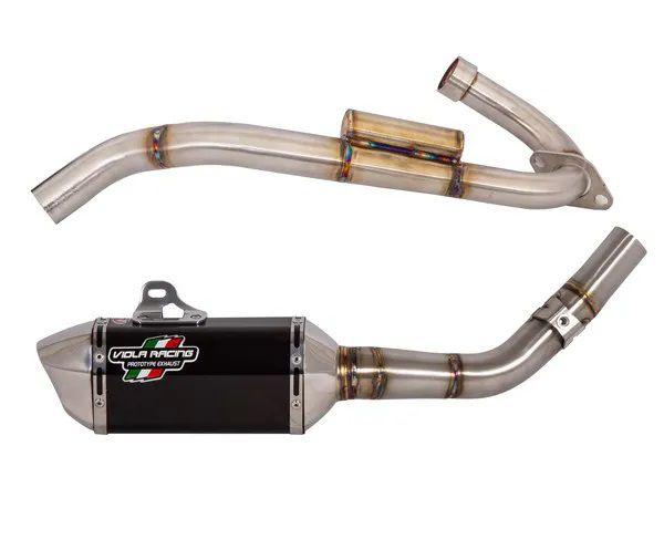 Escapamento Curva Bomber Viola Racing Ms1 Mx Crf 250f